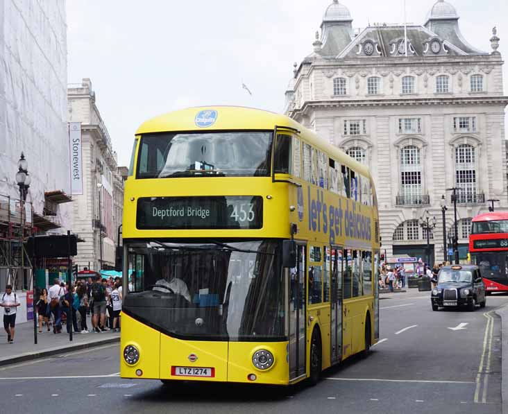 Go-Ahead London New Routemaster LT274